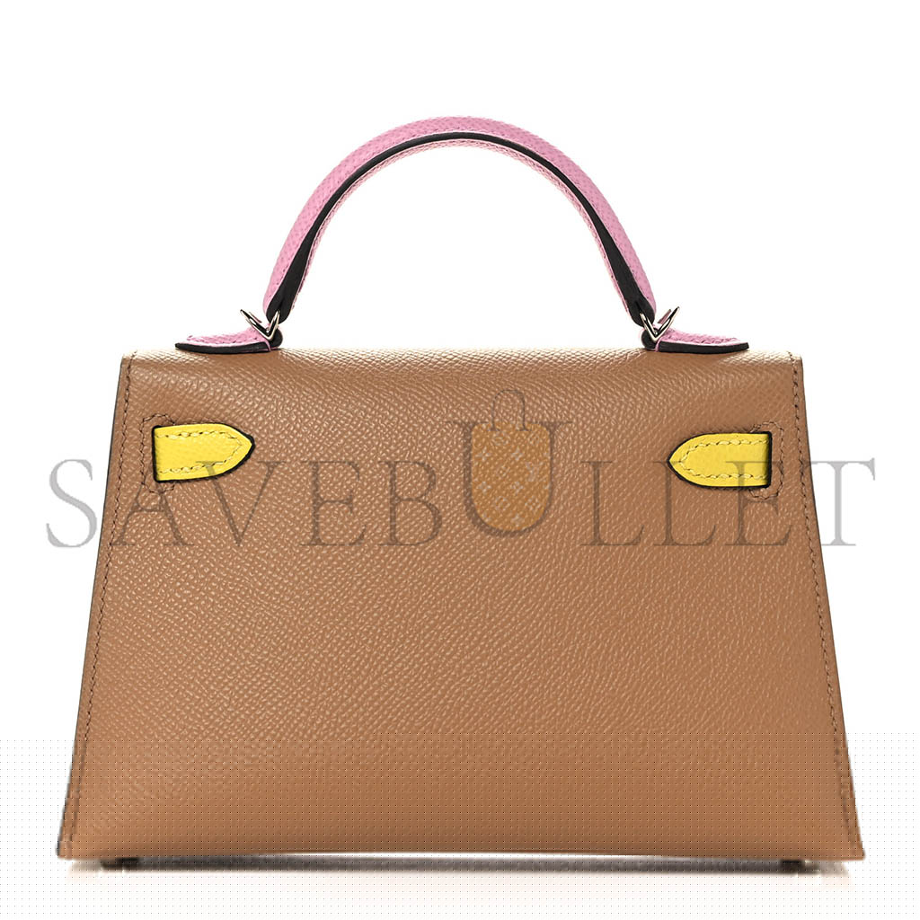HERMÈS MASTER EPSOM MINI KELLY II THREE COLOR COMBINATIONS (19*12*5.5cm)